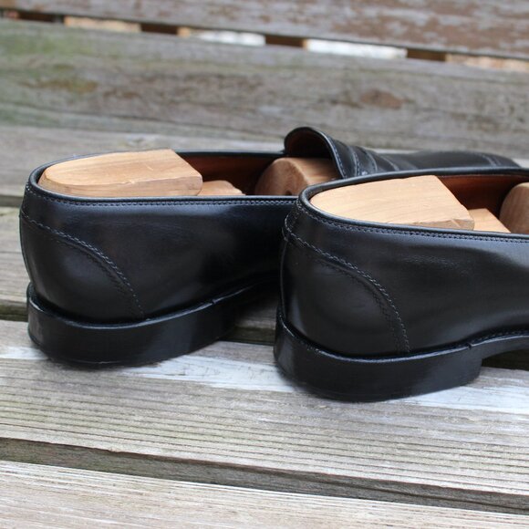 Allen Edmonds Calf Leather Black Loafers Men's US 7 Woman's 9.5 unisex - Picture 7 of 14